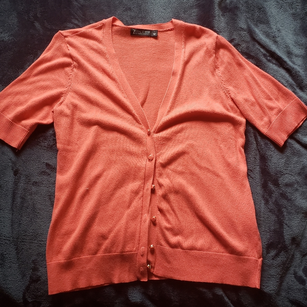 Coral Cardigan
